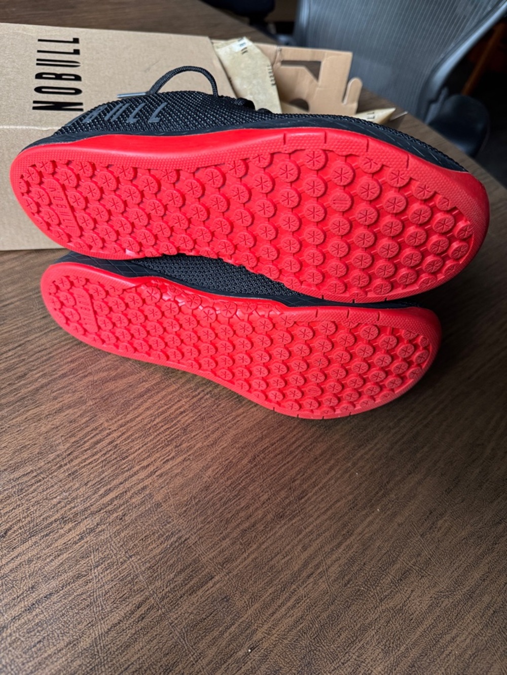 NOBULL Outwork Training Shoes in Black Cherry - Picture 9 of 10